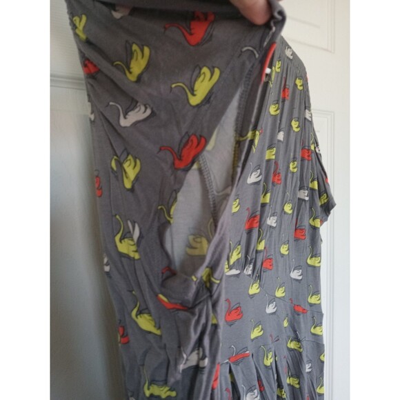 VTG Simply Be Plus Size A-Line V-Neck Short Sleeve Swan Dress Women's 18 EUC - Picture 7 of 7